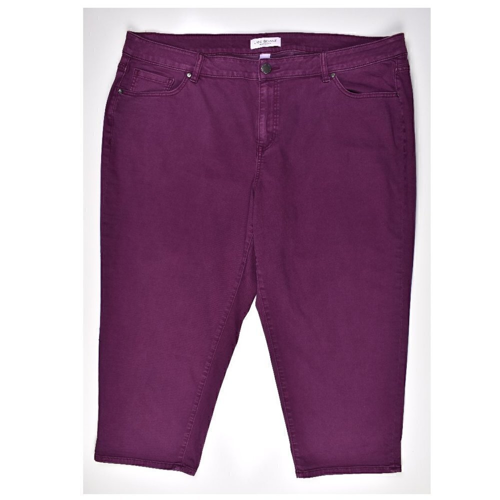 Lane Bryant Girlfriend Crop Jeans 24